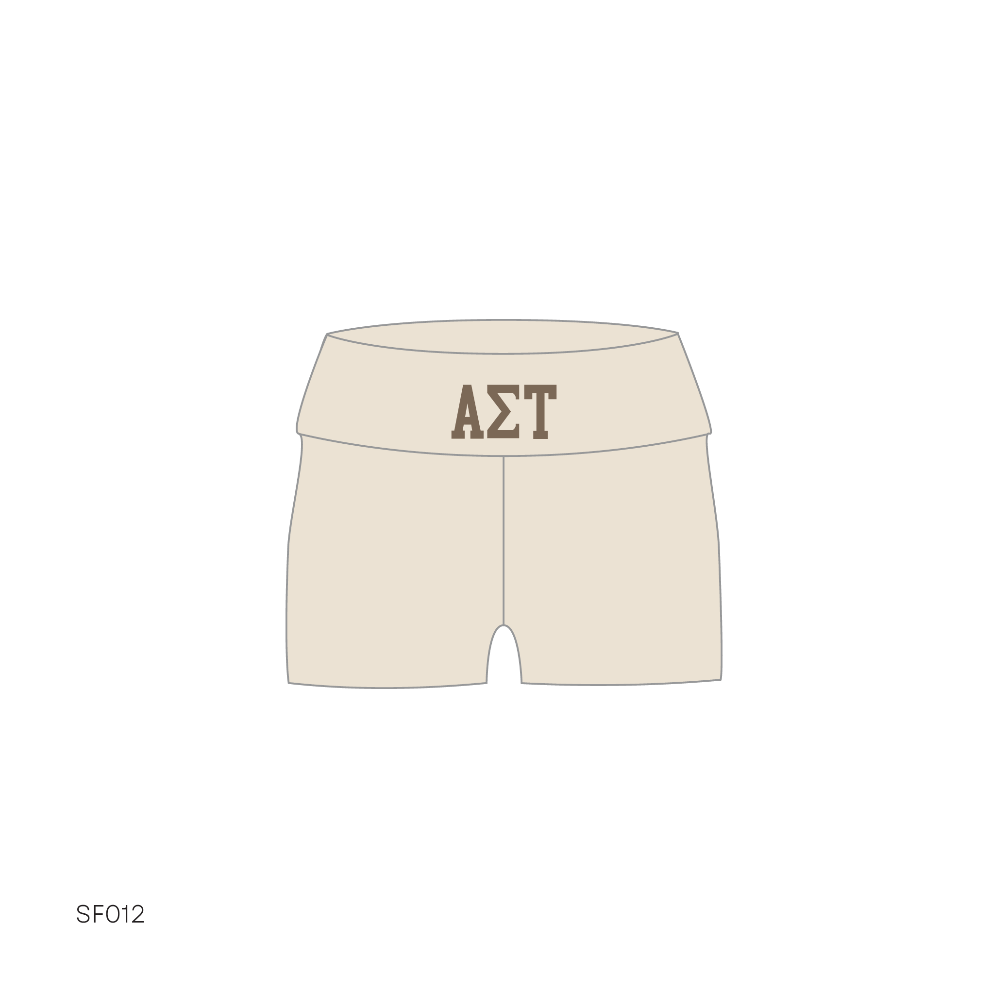 SF012 Shorts Tan