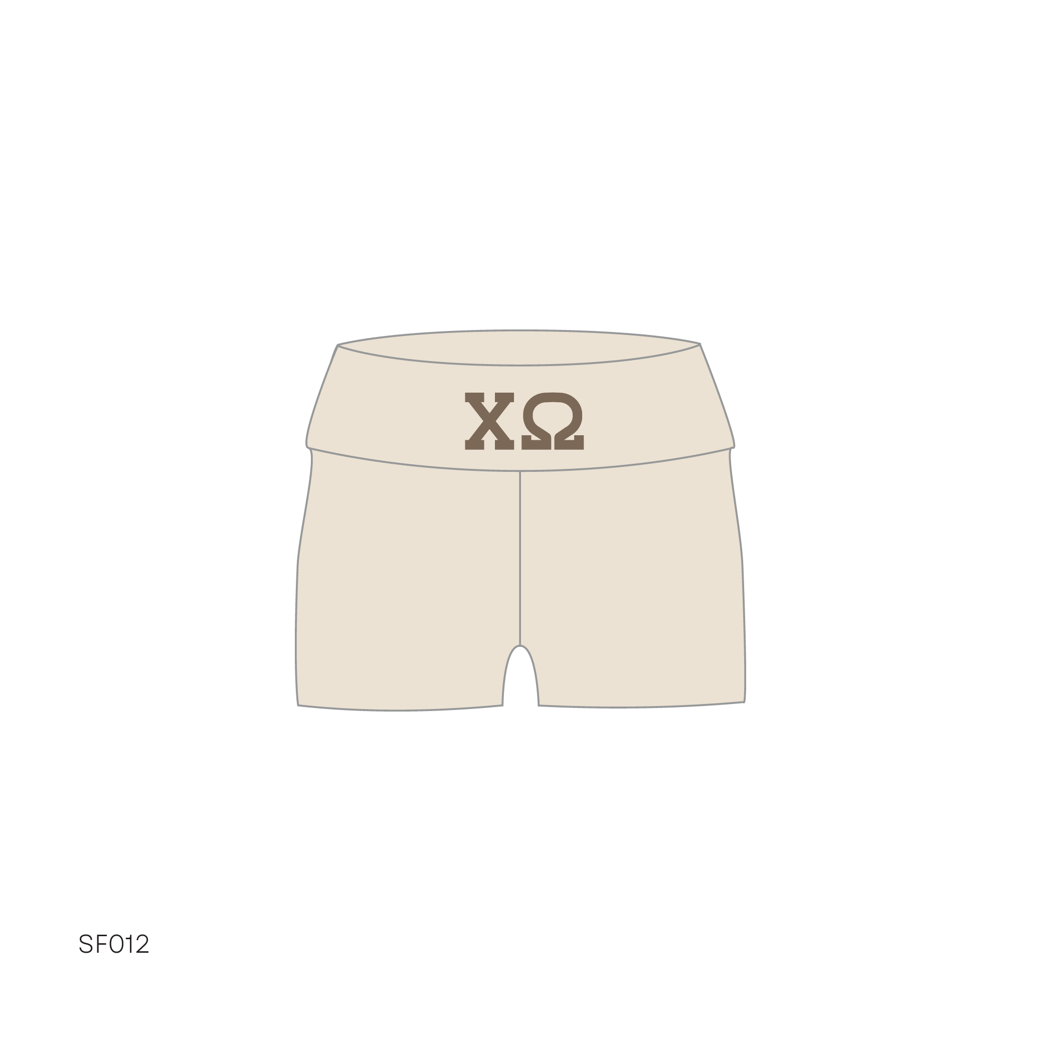 SF012 Shorts Tan