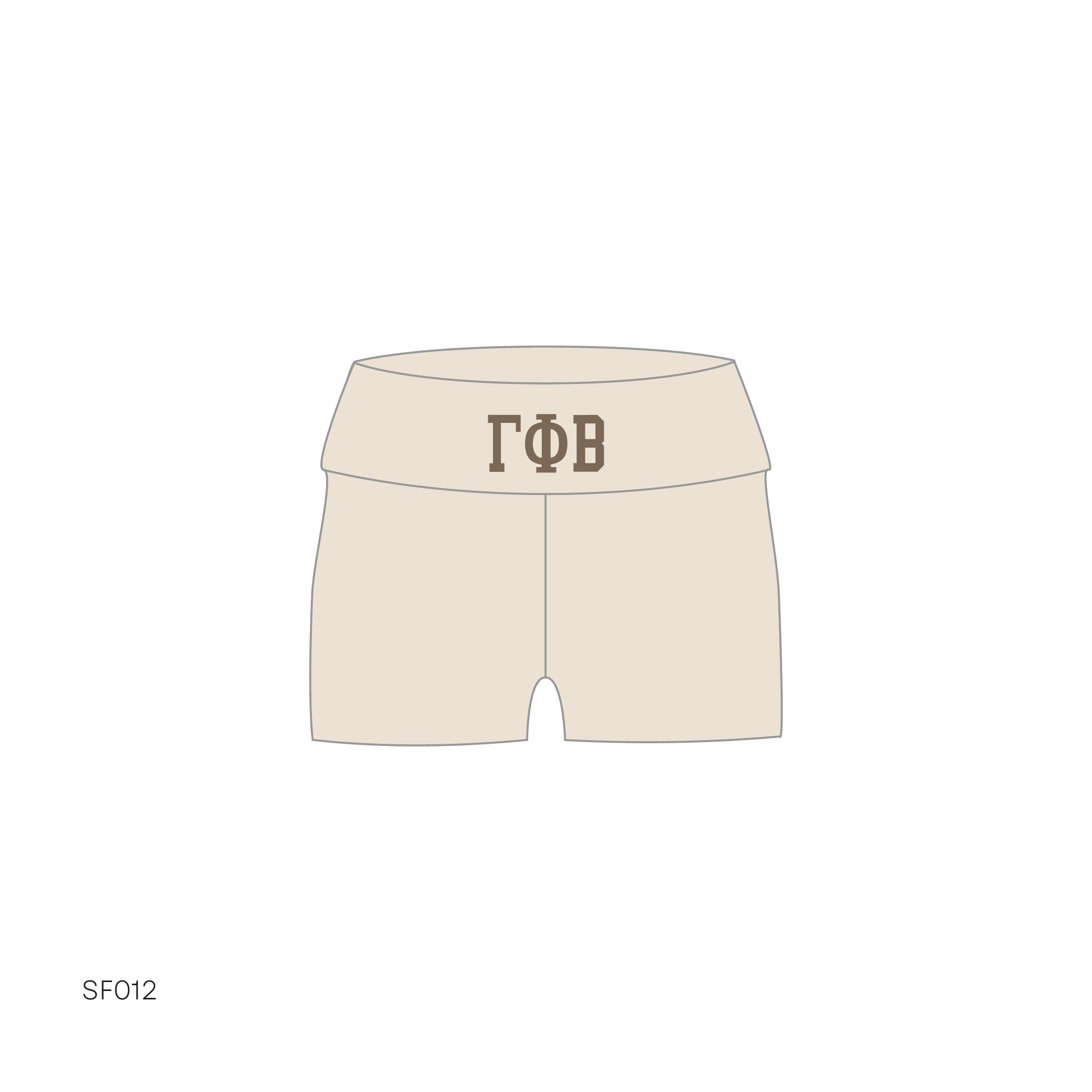 SF012 Shorts Tan