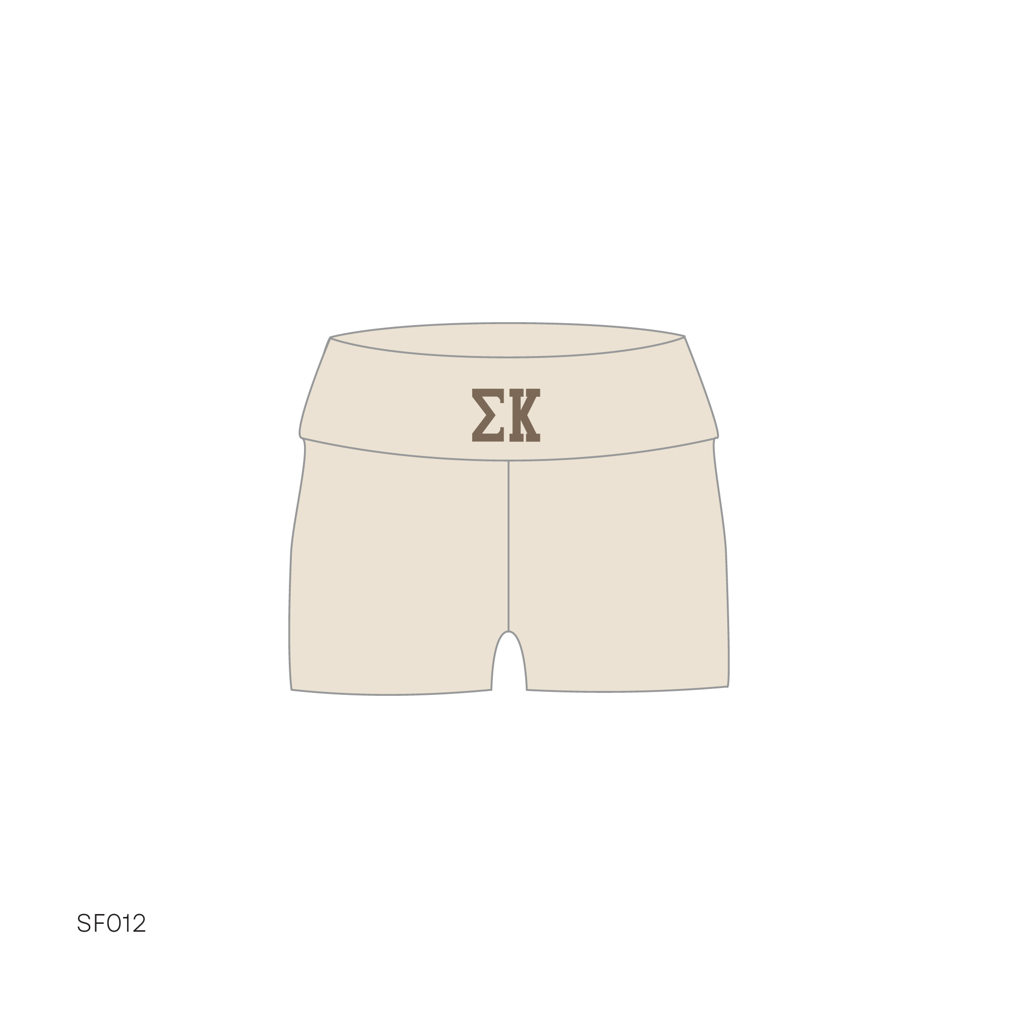 SF012 Shorts Tan