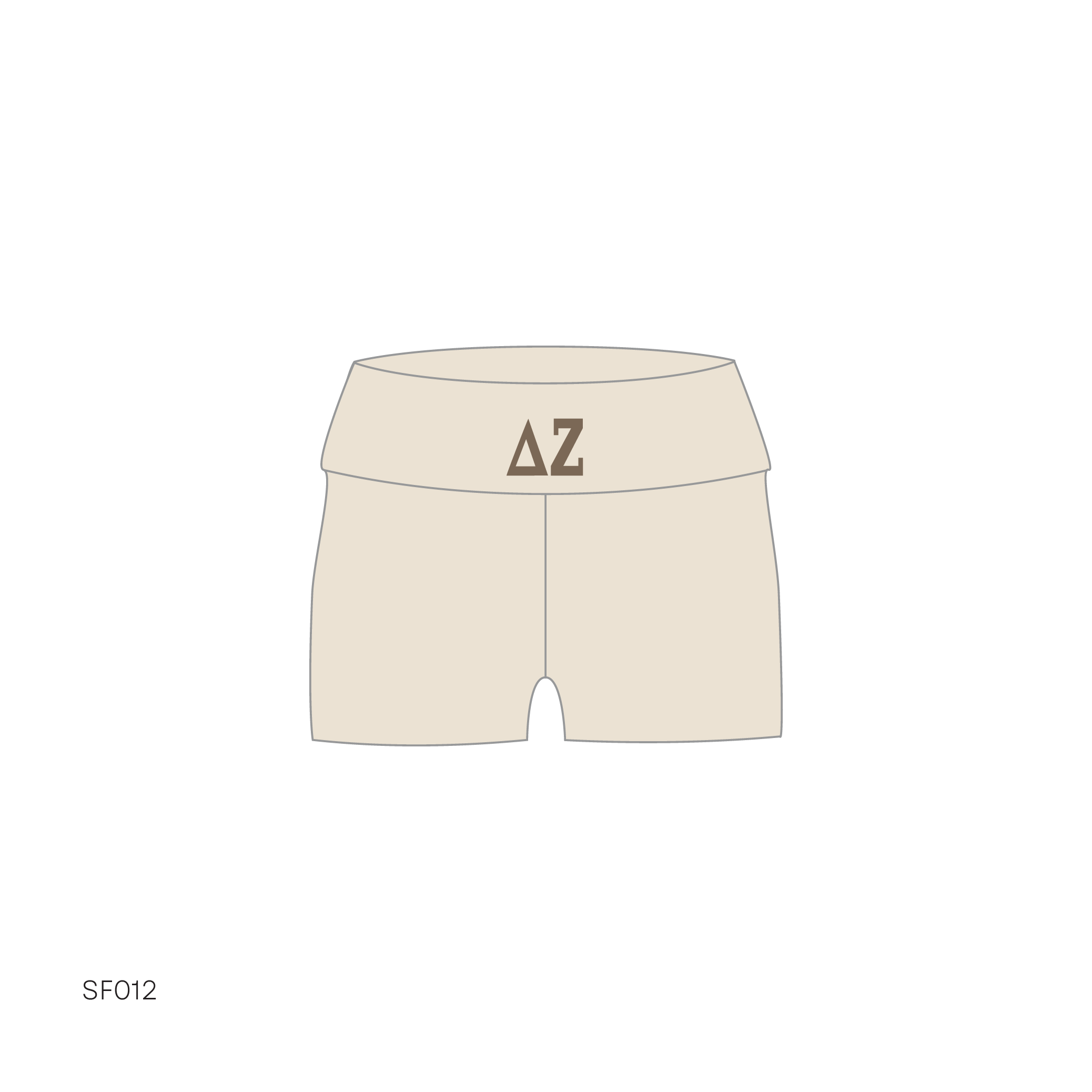 SF012 Shorts Tan