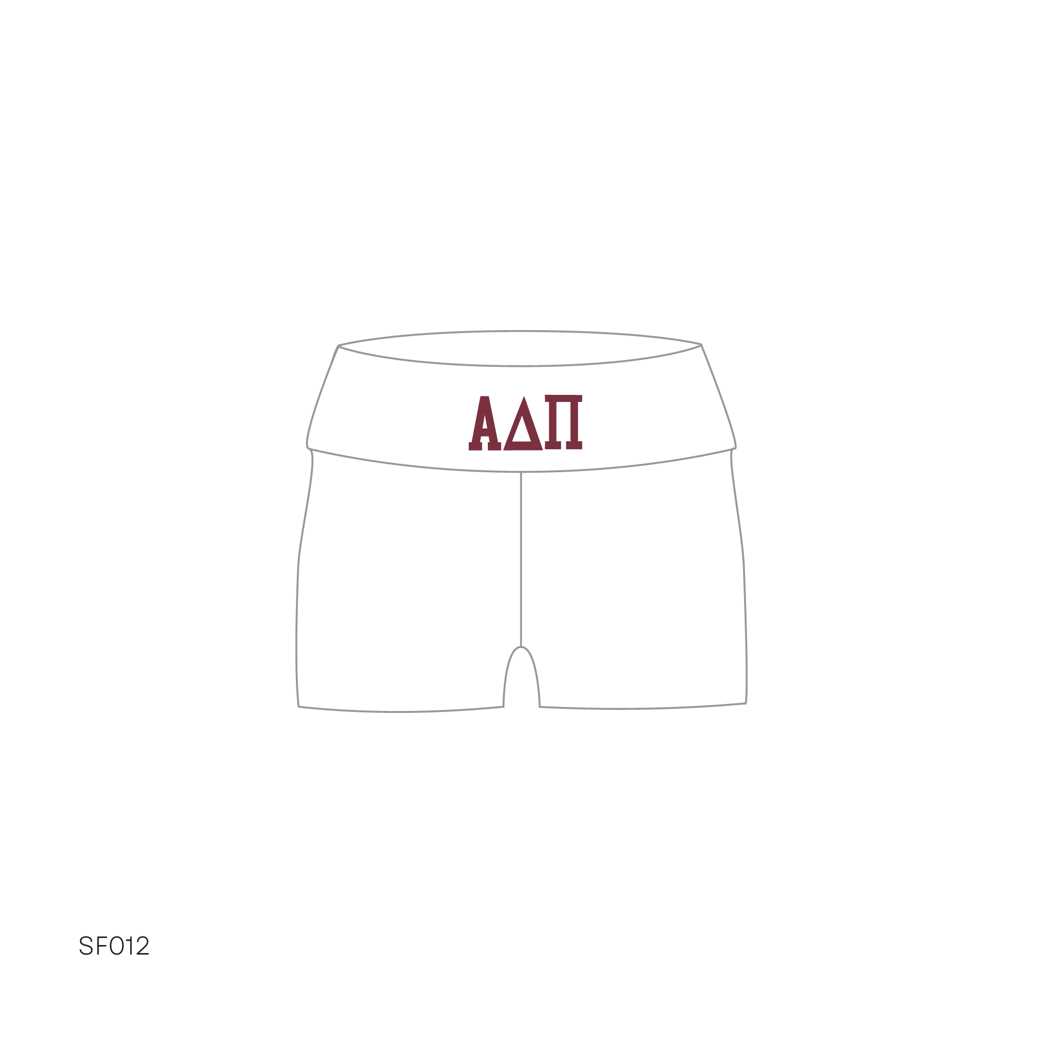 SF012 Shorts White