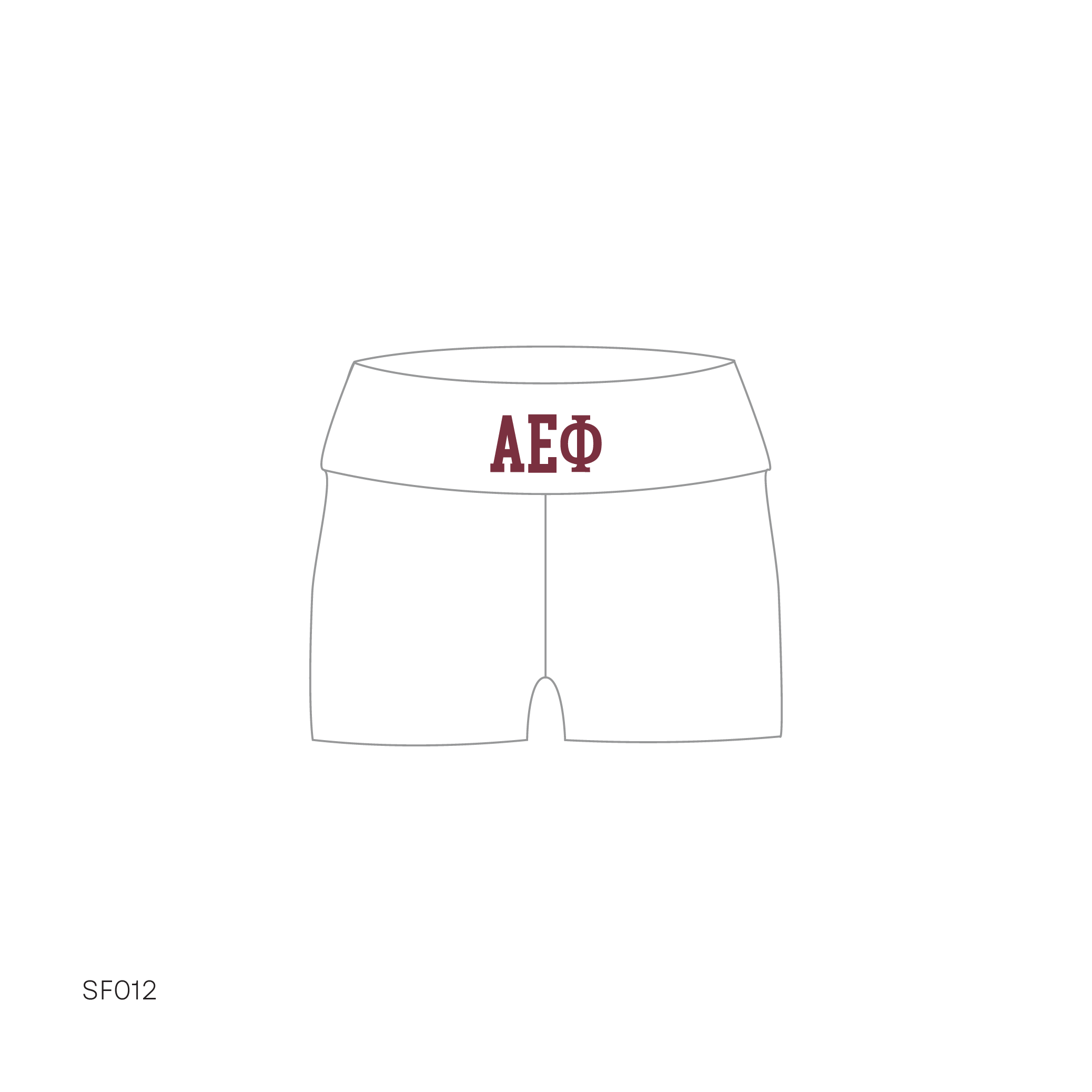 SF012 Shorts White