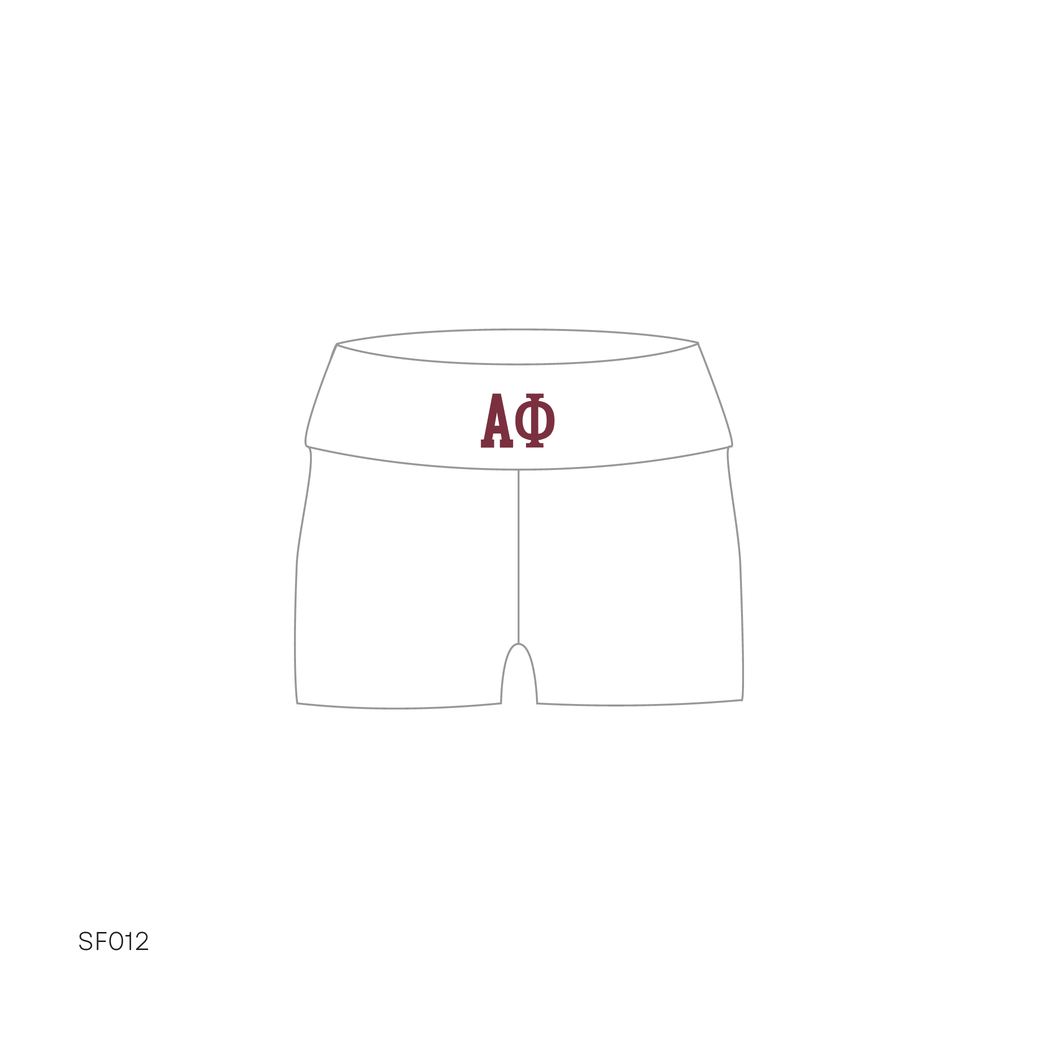 SF012 Shorts White