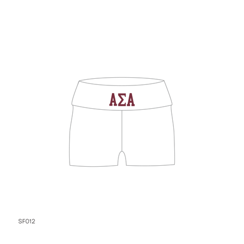 SF012 Shorts White