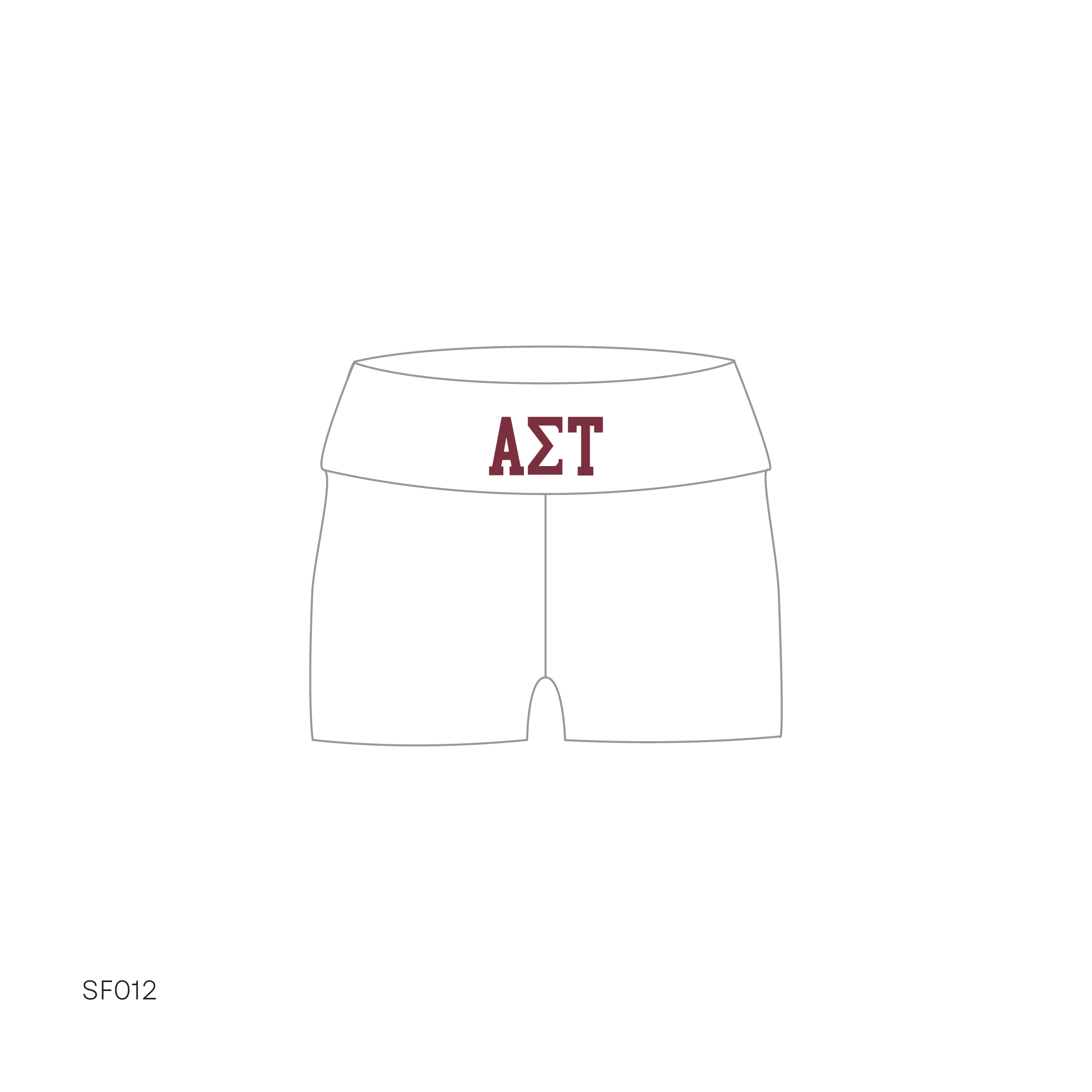 SF012 Shorts White