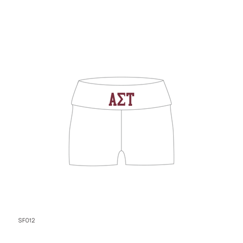 SF012 Shorts White