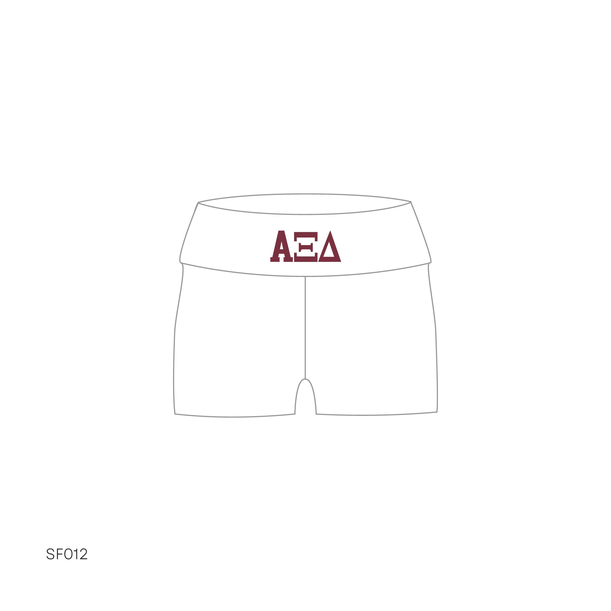 SF012 Shorts White