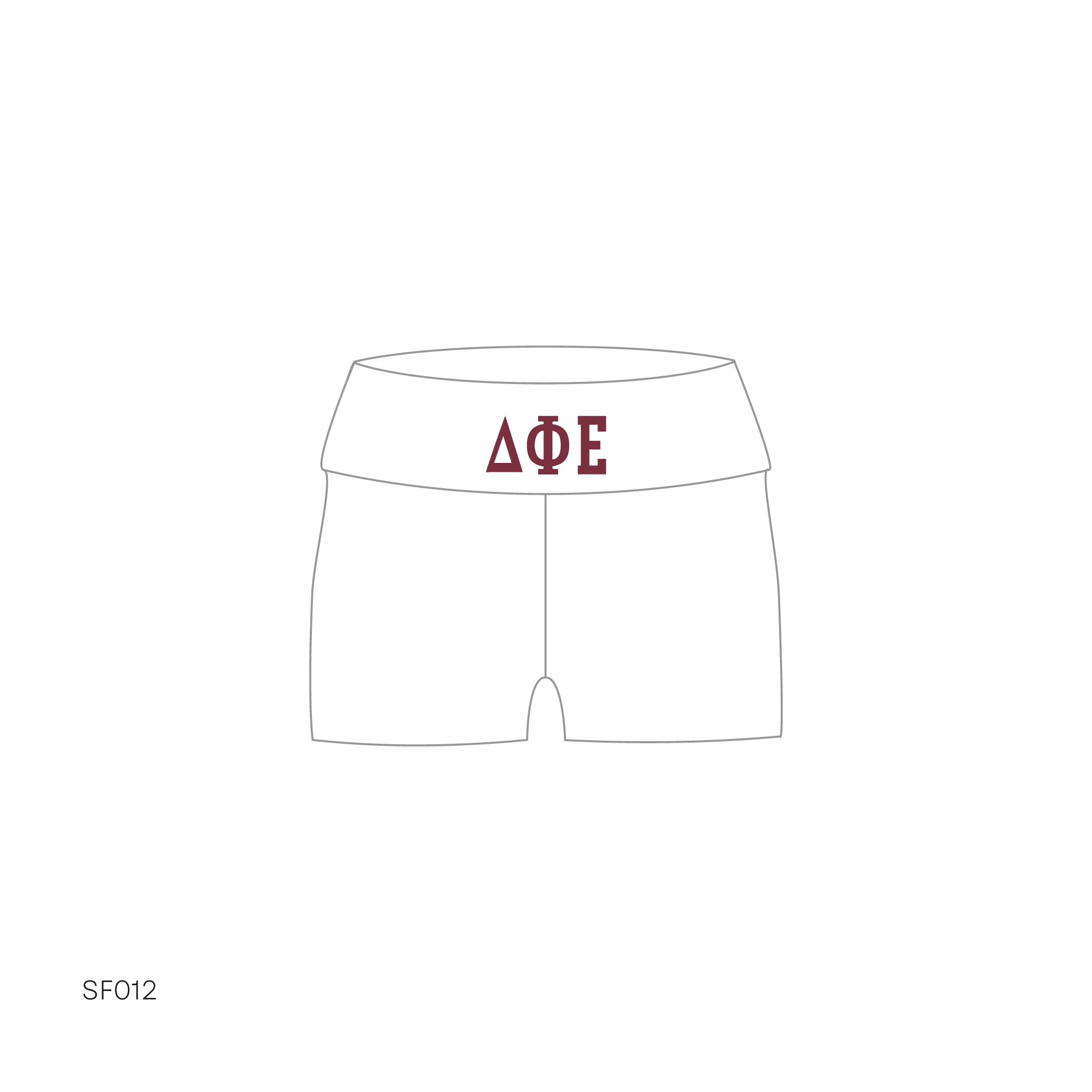 SF012 Shorts White