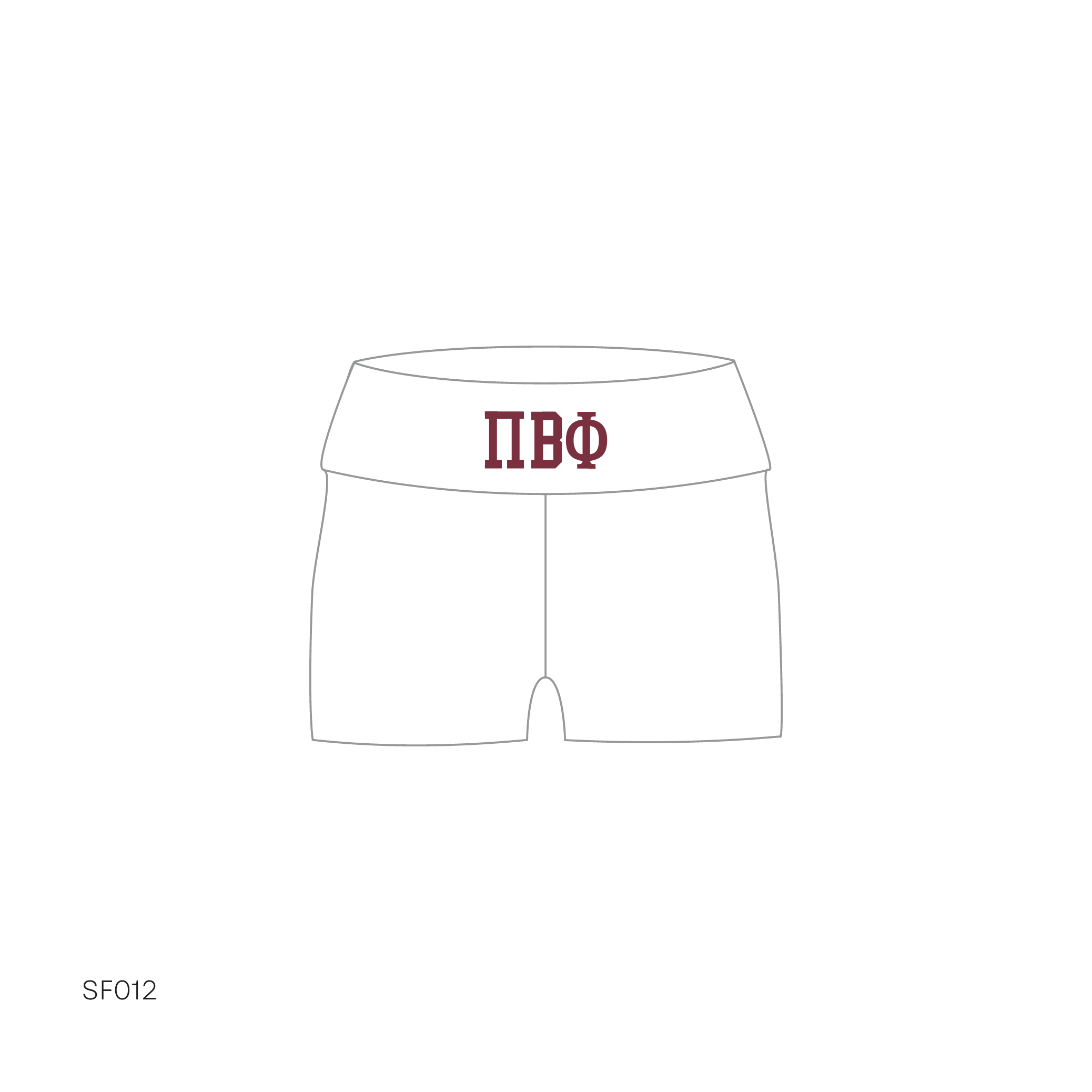 SF012 Shorts White