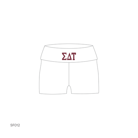 SF012 Shorts White