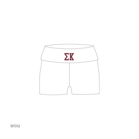 SF012 Shorts White