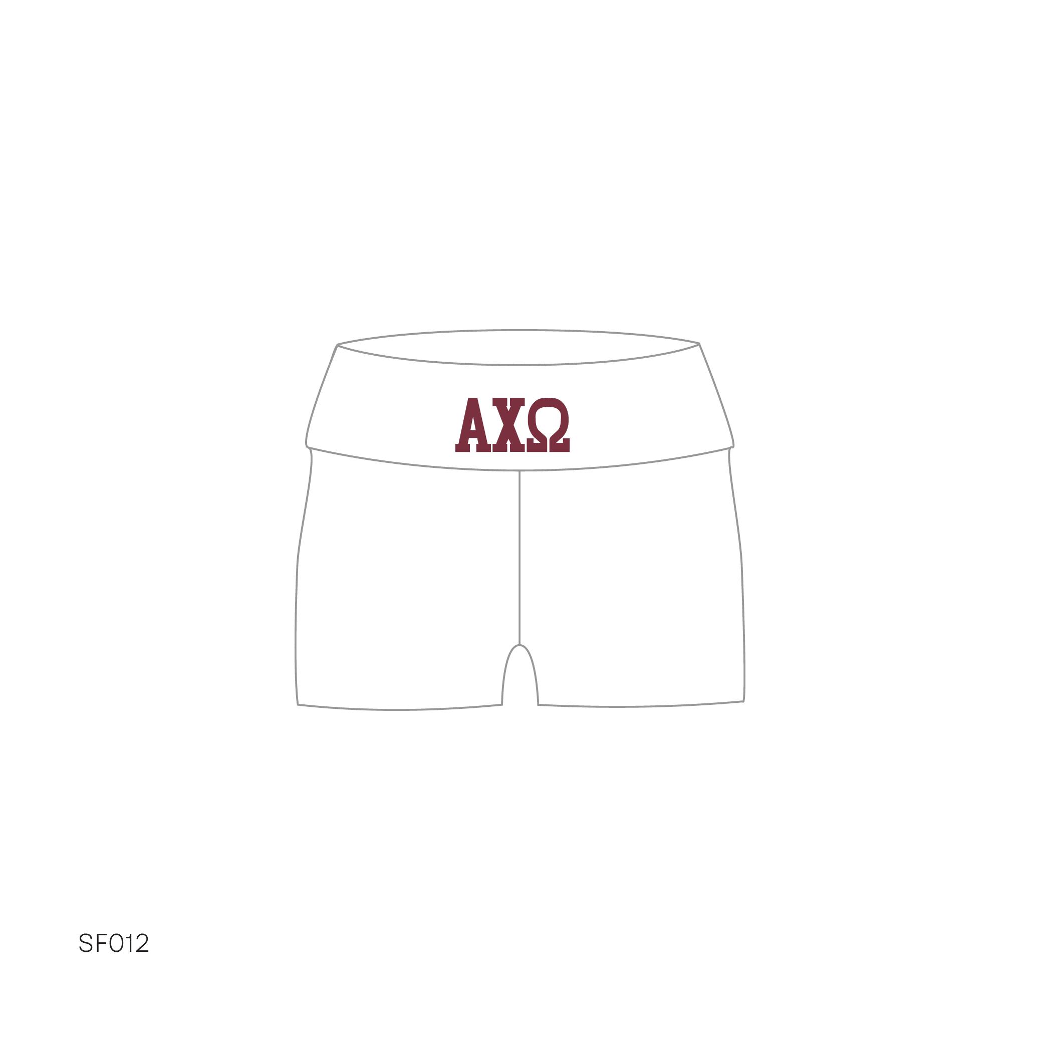 SF012 Shorts White