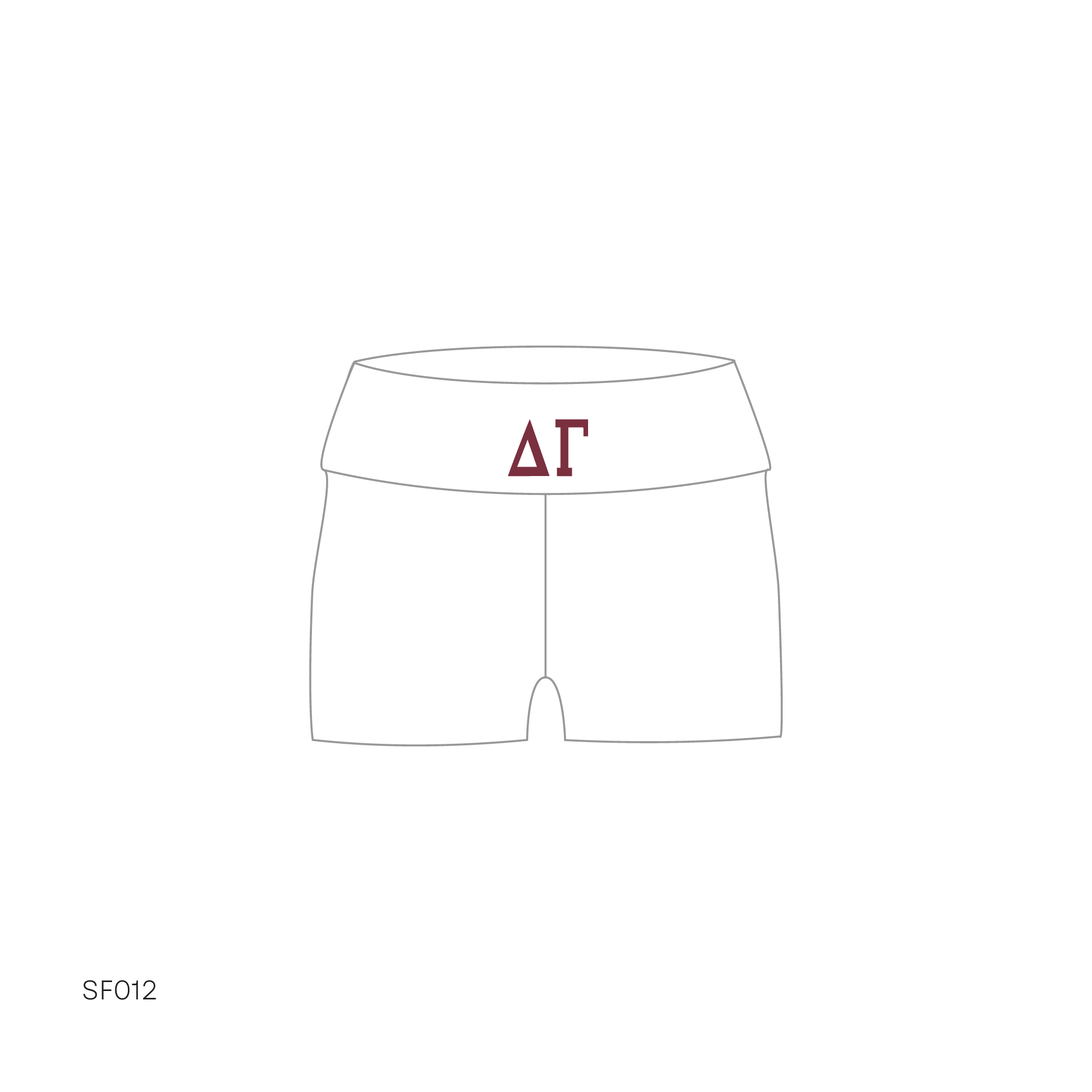 SF012 Shorts White
