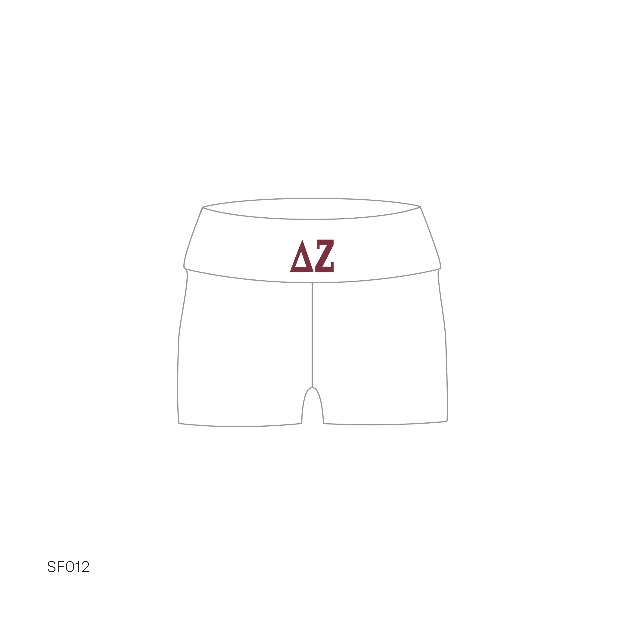SF012 Shorts White