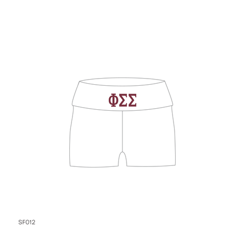 SF012 Shorts White