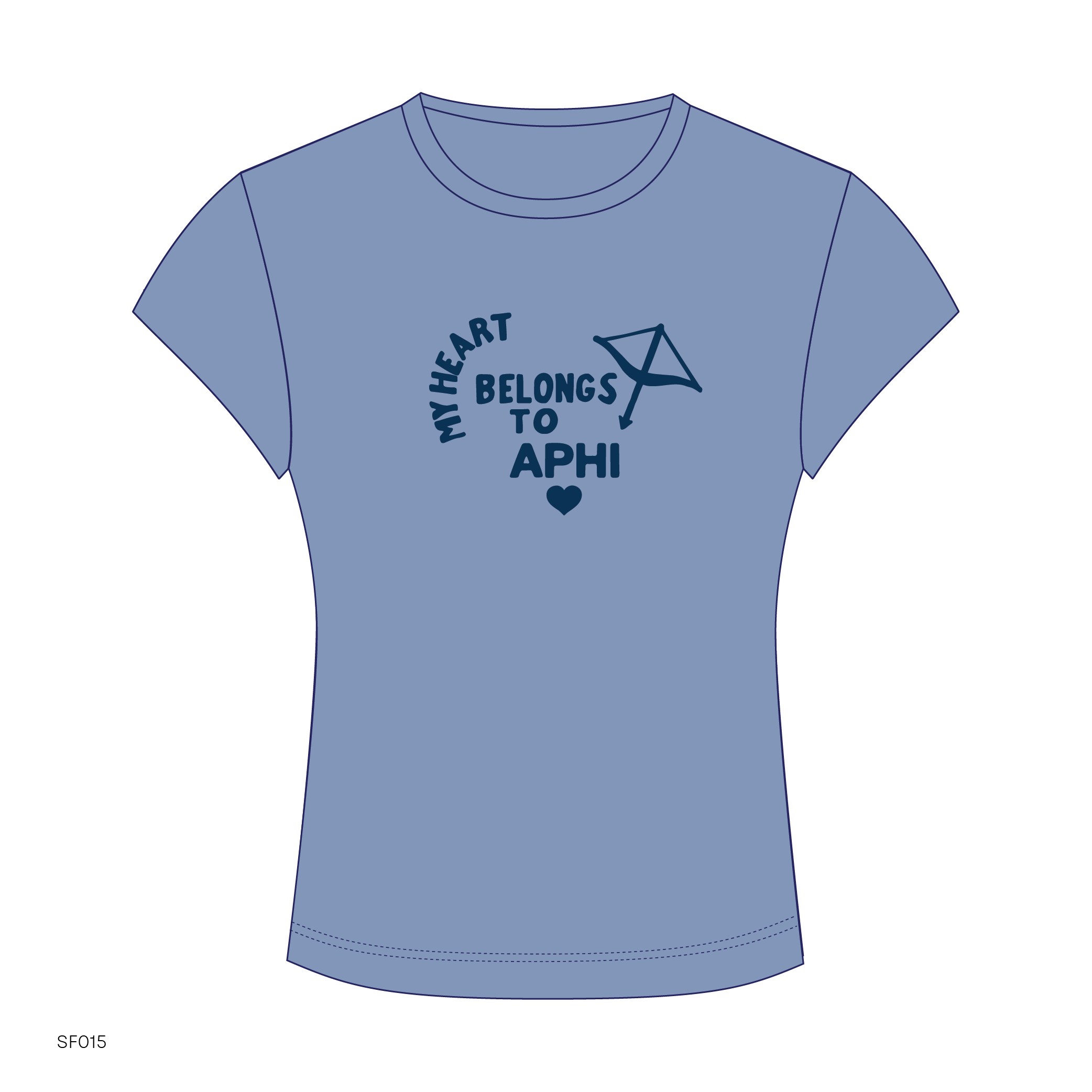SF015 Blue Tee