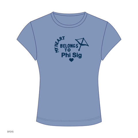 SF015 Blue Tee