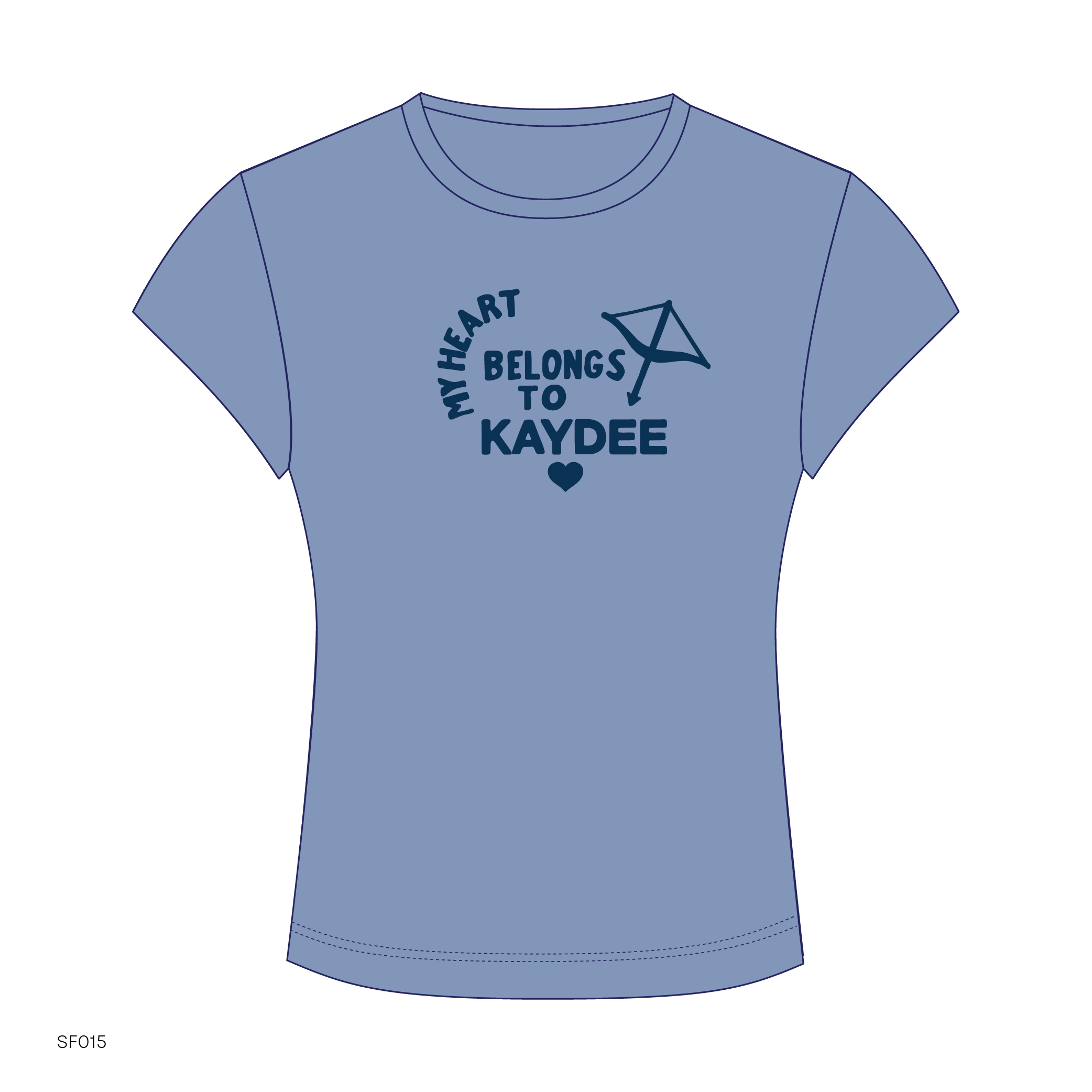 SF015 Blue Tee