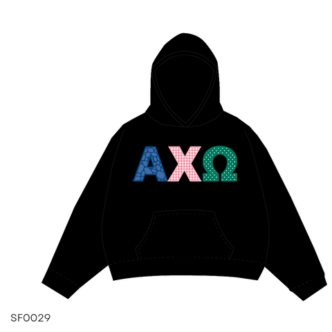 SF029 Hoodie Black