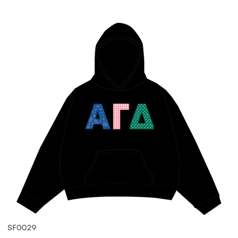 SF029 Hoodie Black