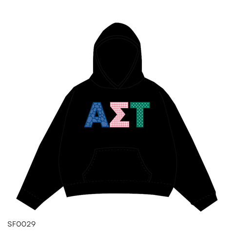 SF029 Hoodie Black