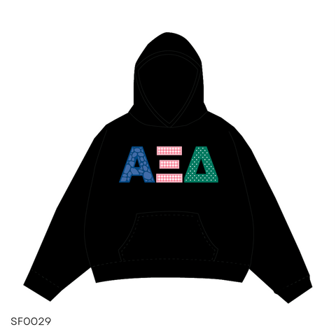 SF029 Hoodie Black
