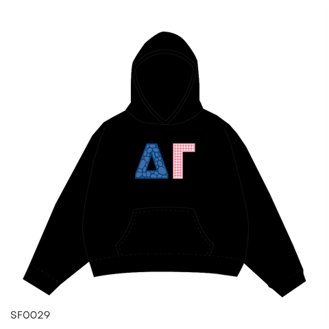 SF029 Hoodie Black