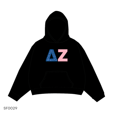 SF029 Hoodie Black