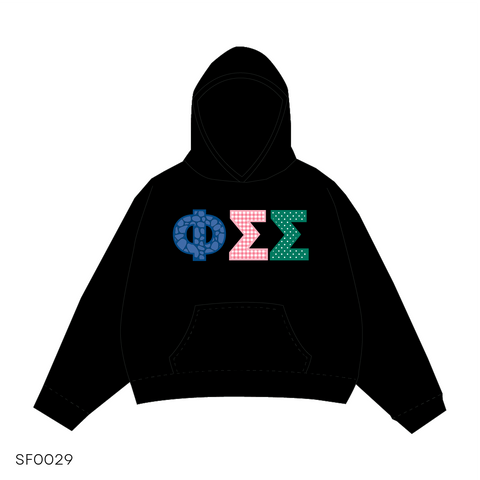 SF029 Hoodie Black