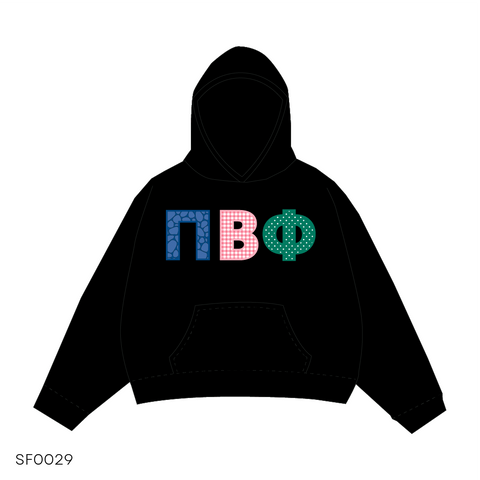 SF029 Hoodie Black