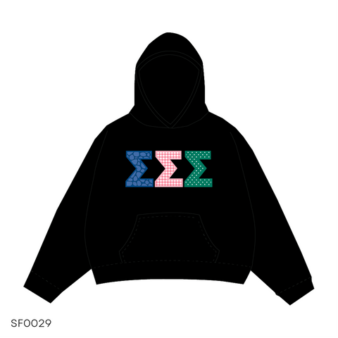 SF029 Hoodie Black