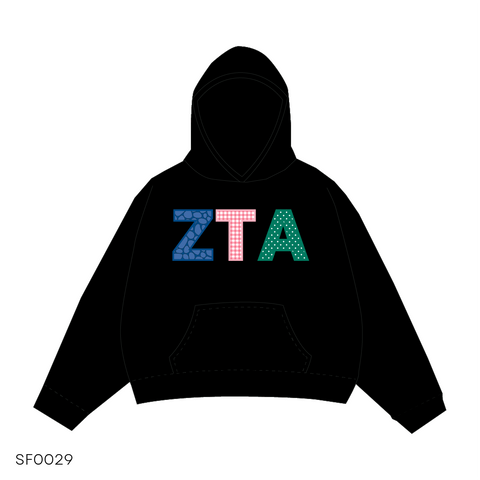 SF029 Hoodie Black