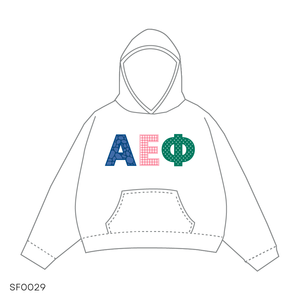 SF029 Hoodie White