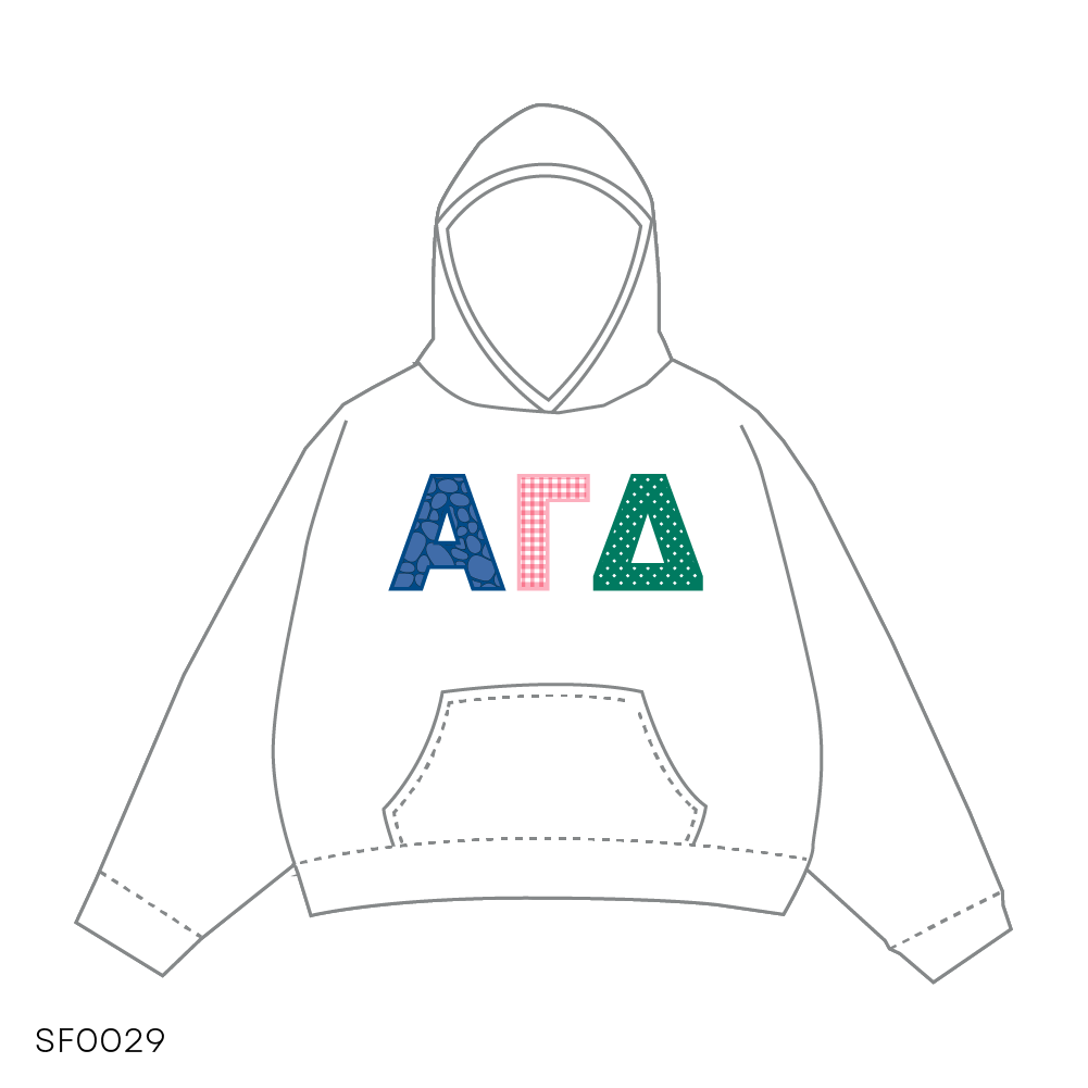 SF029 Hoodie White