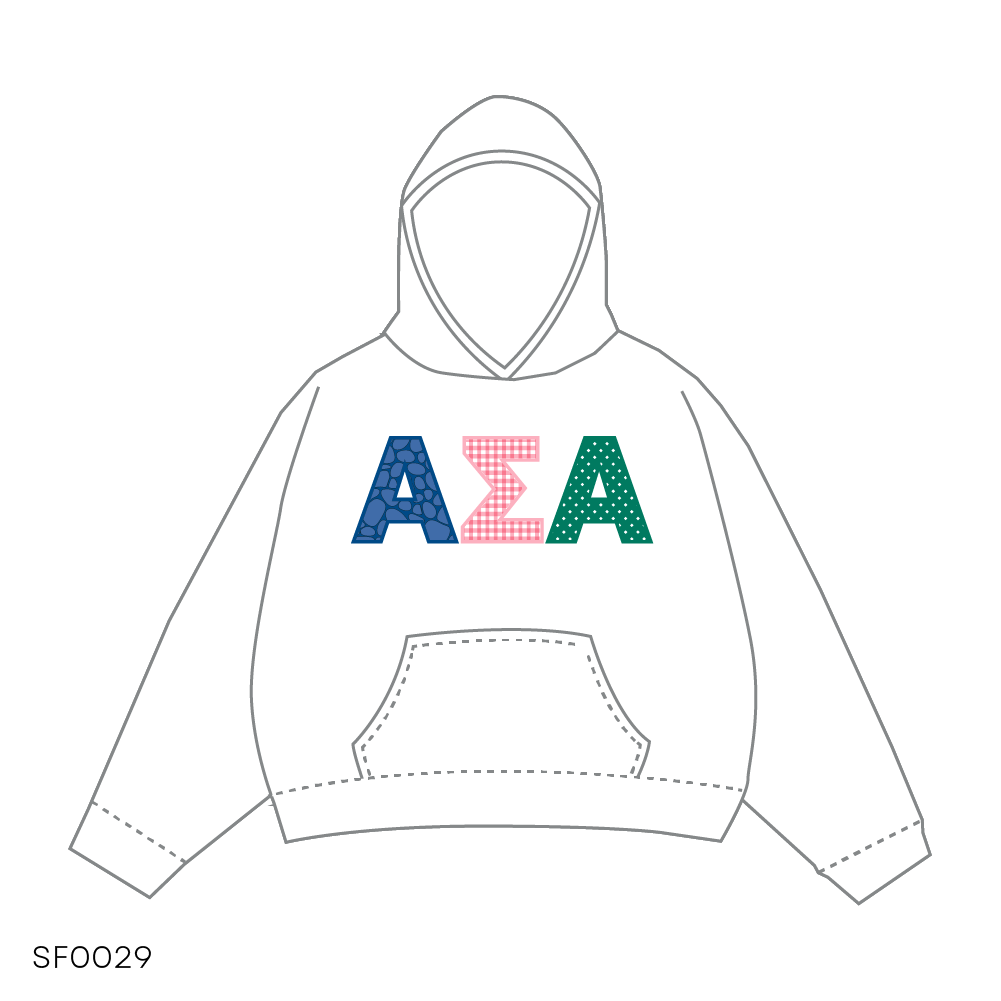 SF029 Hoodie White