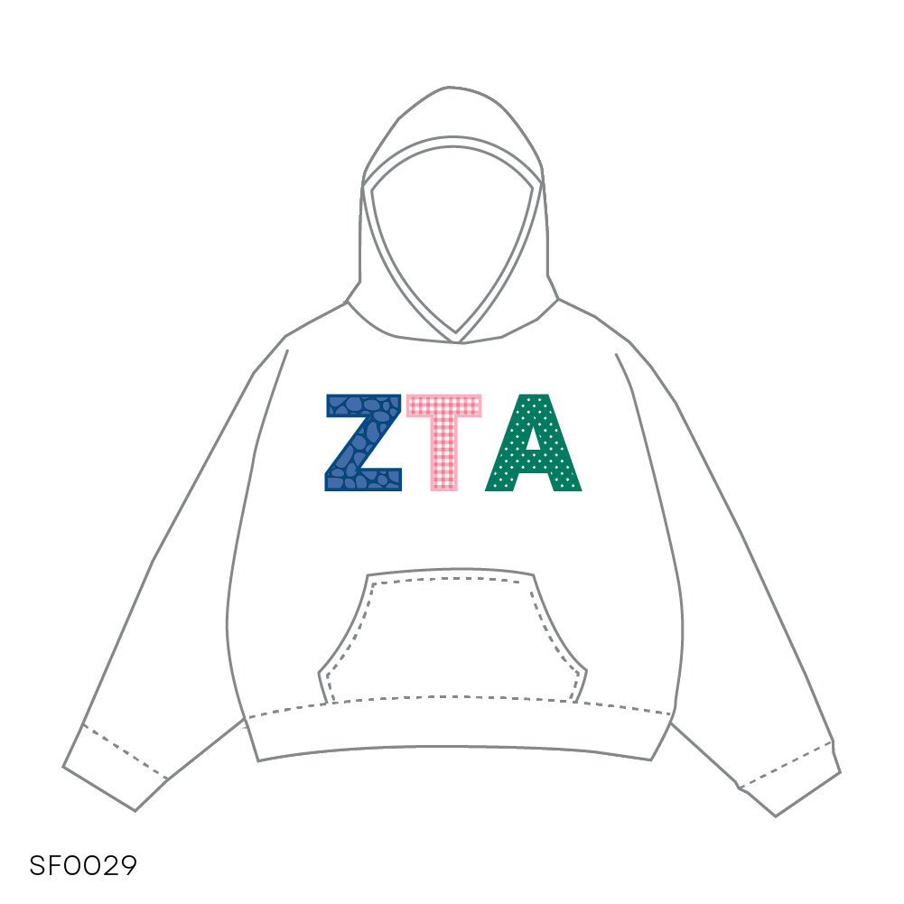 SF029 Hoodie White