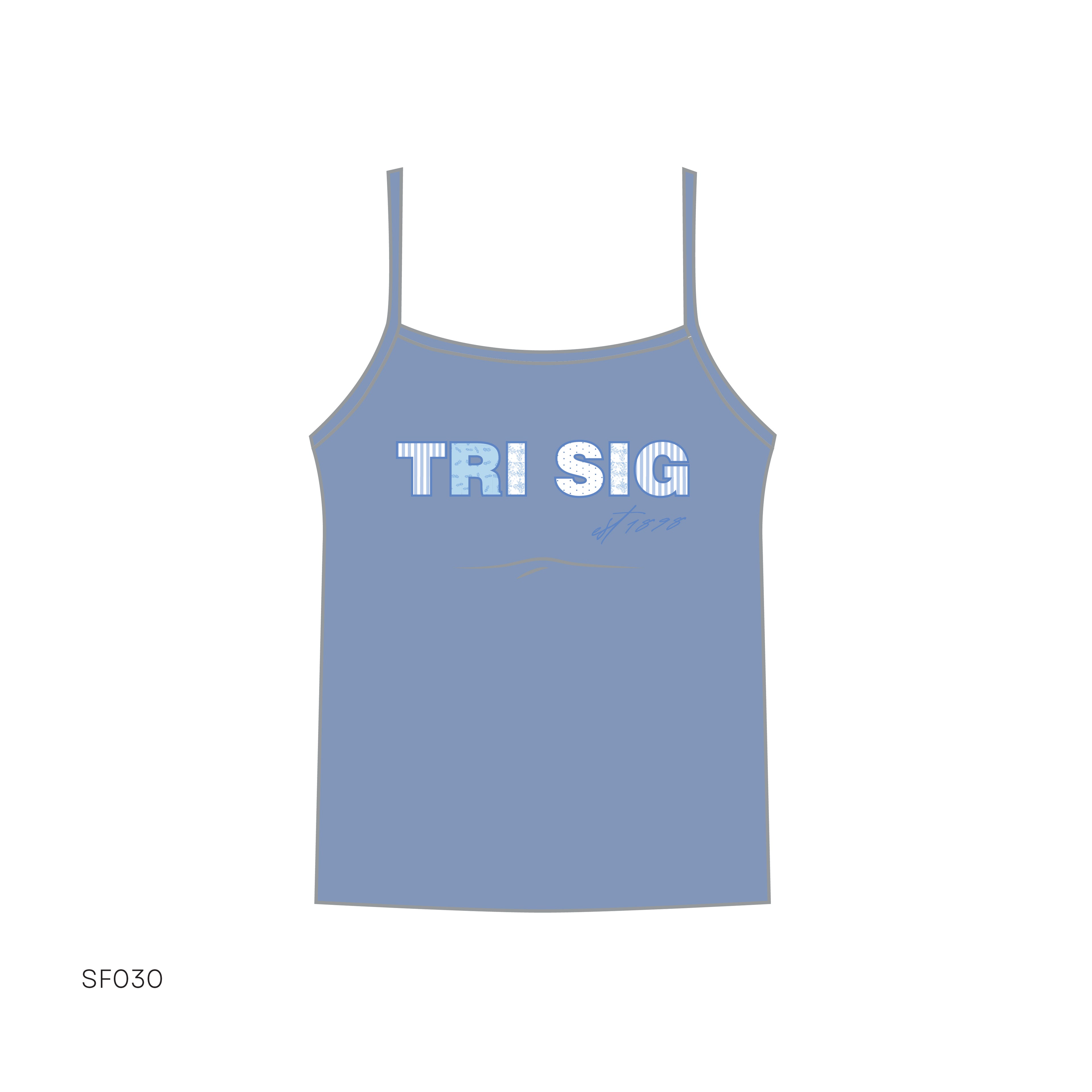 SF030 Blue Tank