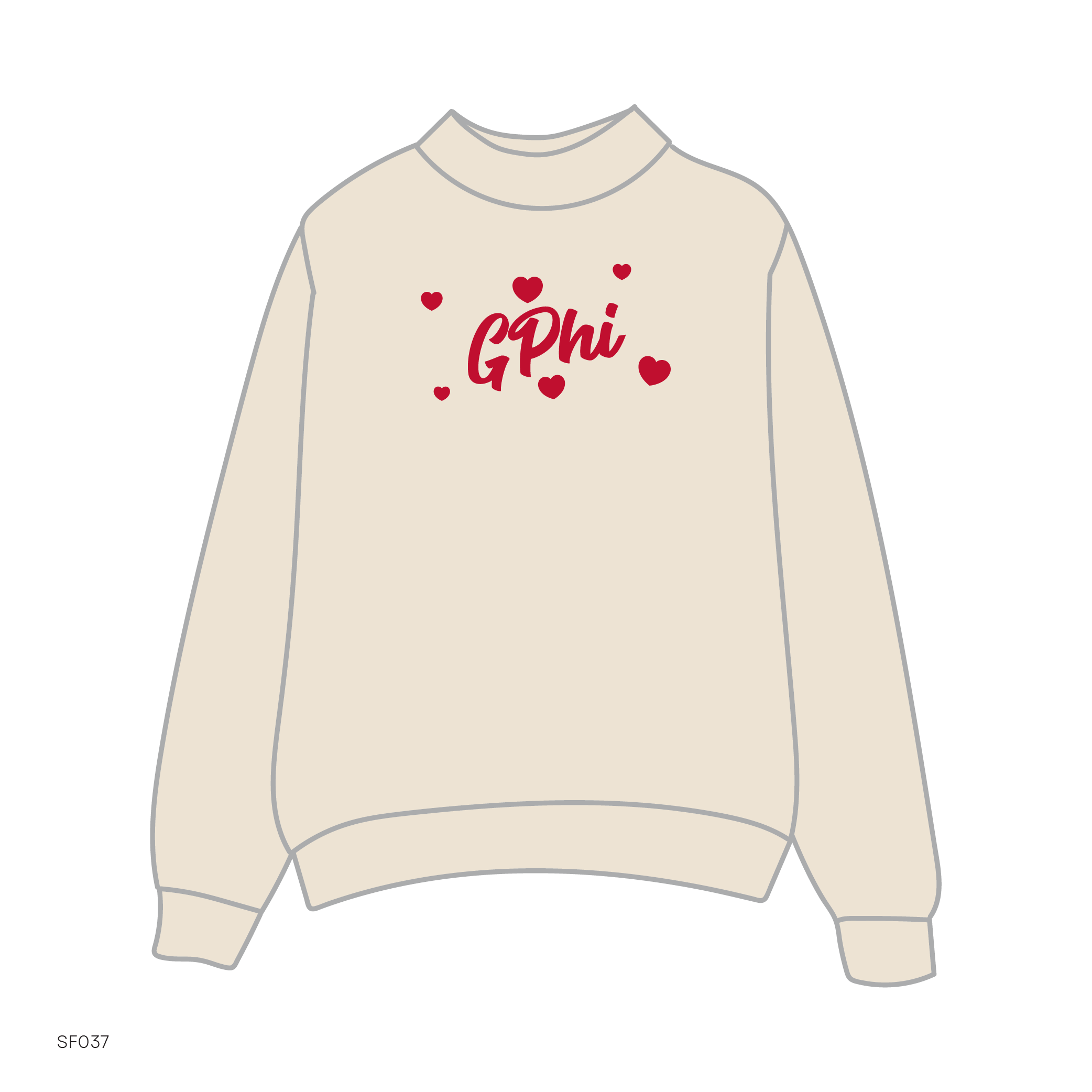 SF037 Tan Sweatshirt