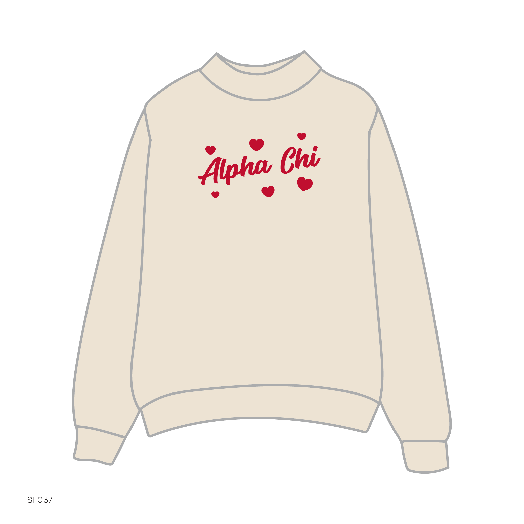 SF037 Tan Sweatshirt