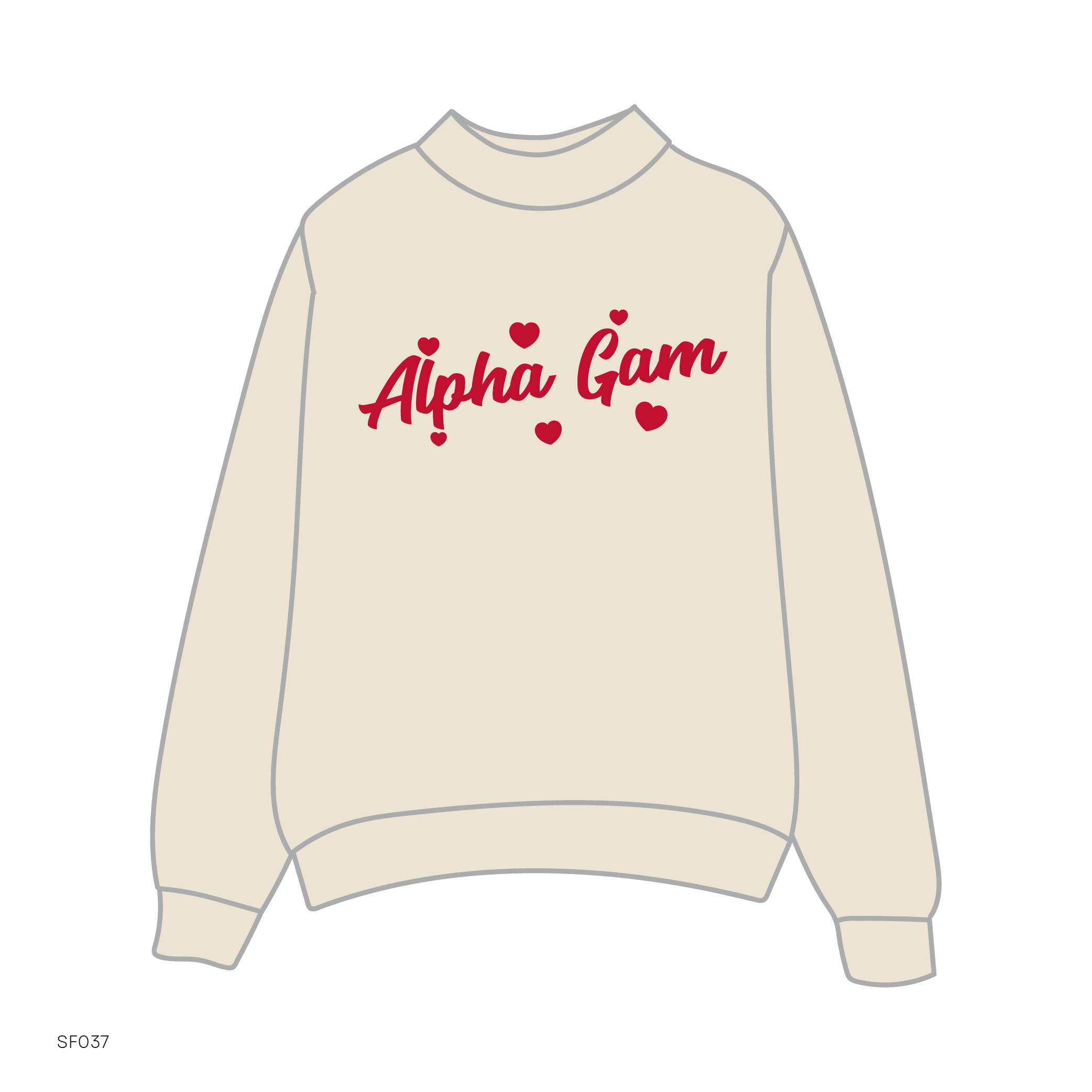 SF037 Tan Sweatshirt