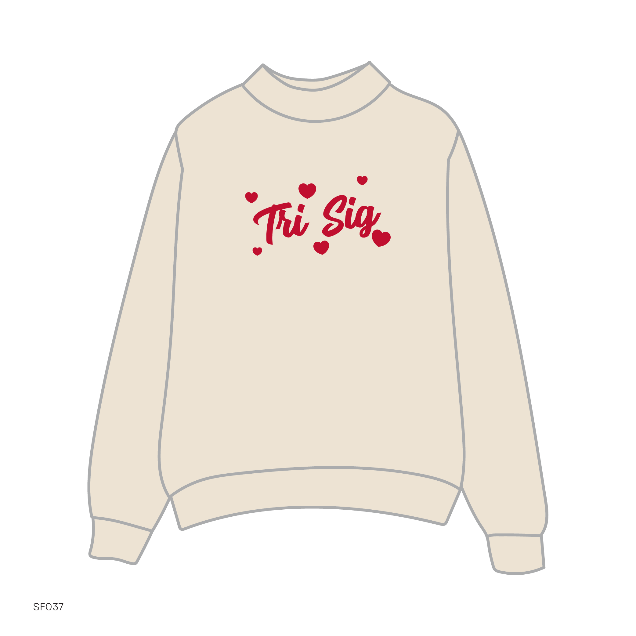 SF037 Tan Sweatshirt