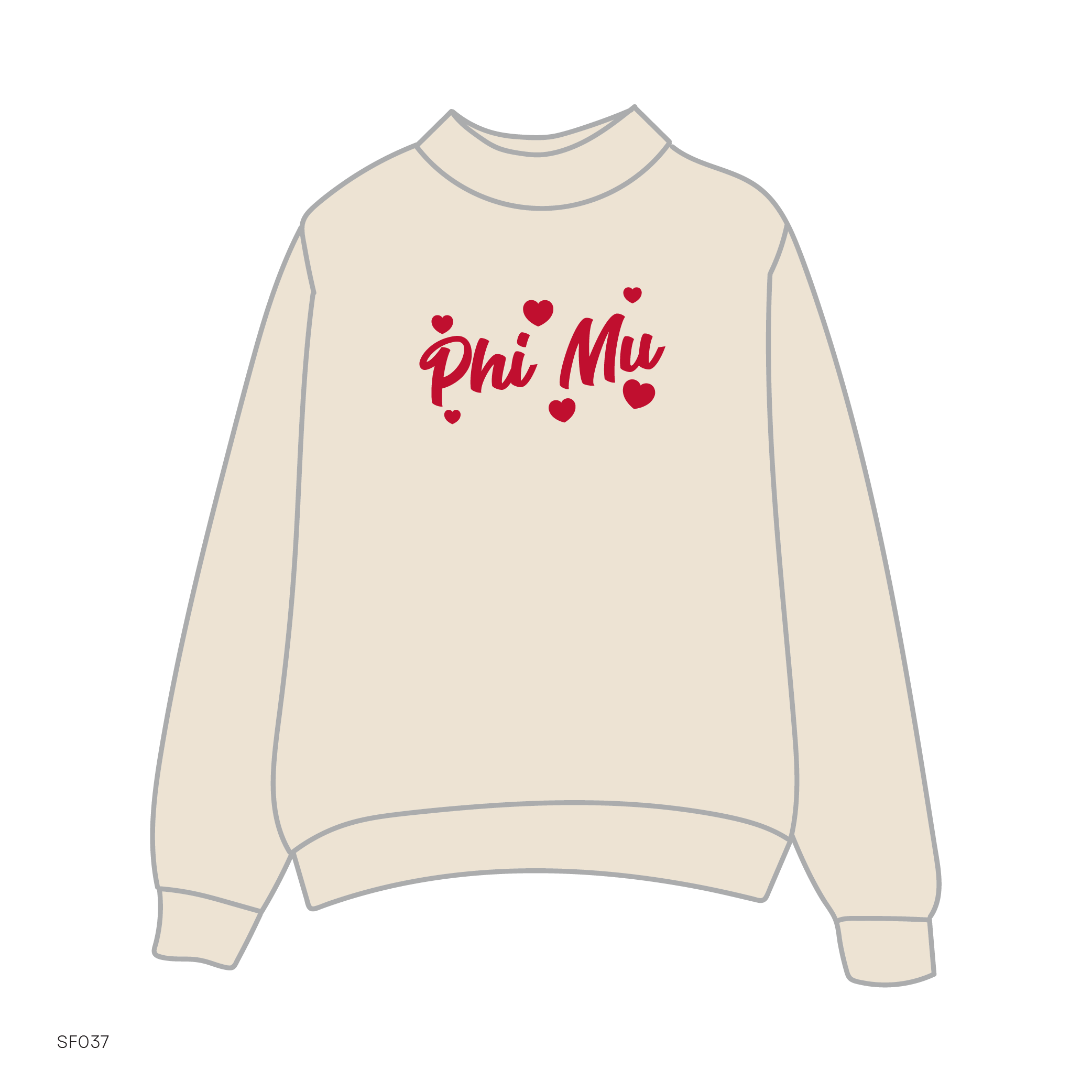 SF037 Tan Sweatshirt
