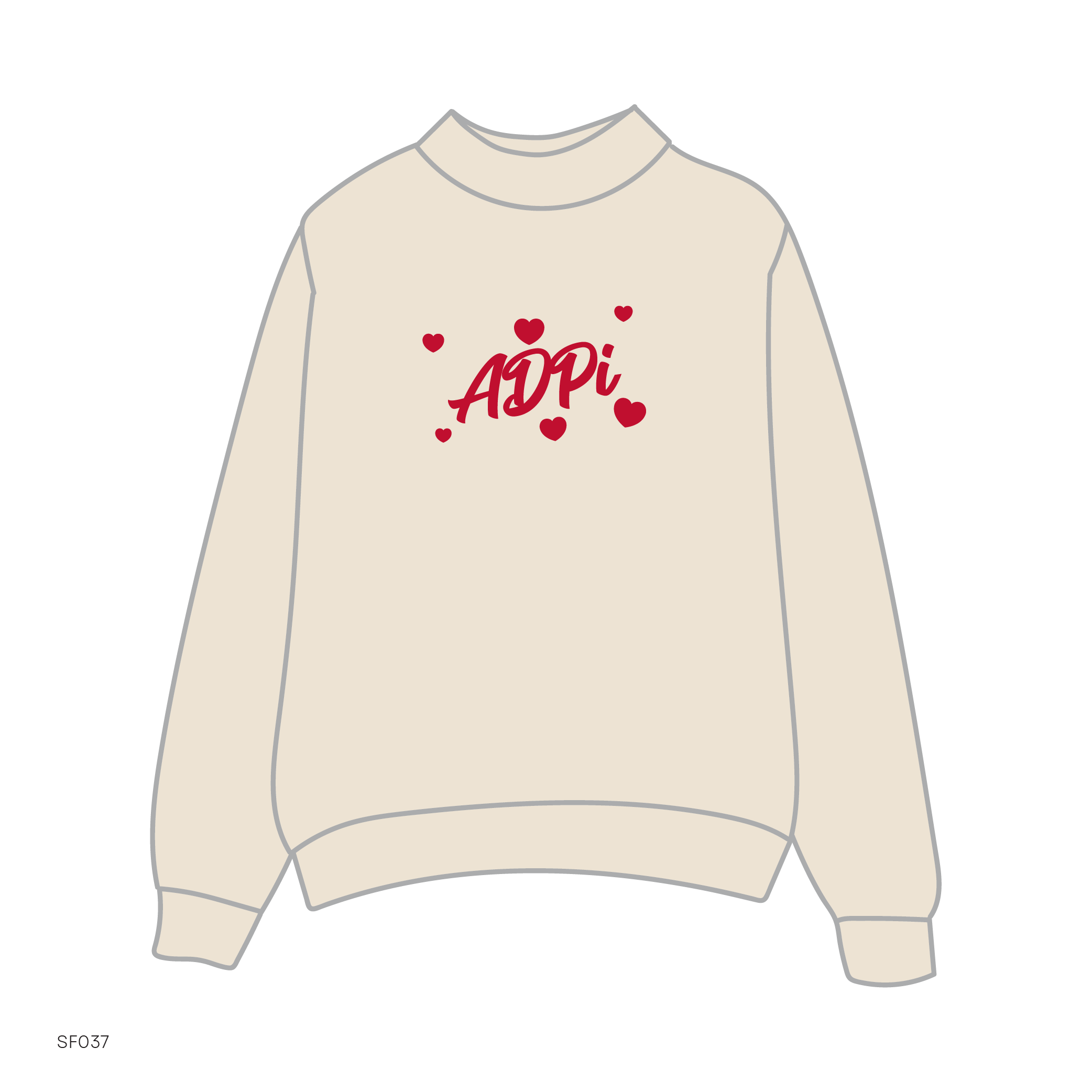 SF037 Tan Sweatshirt