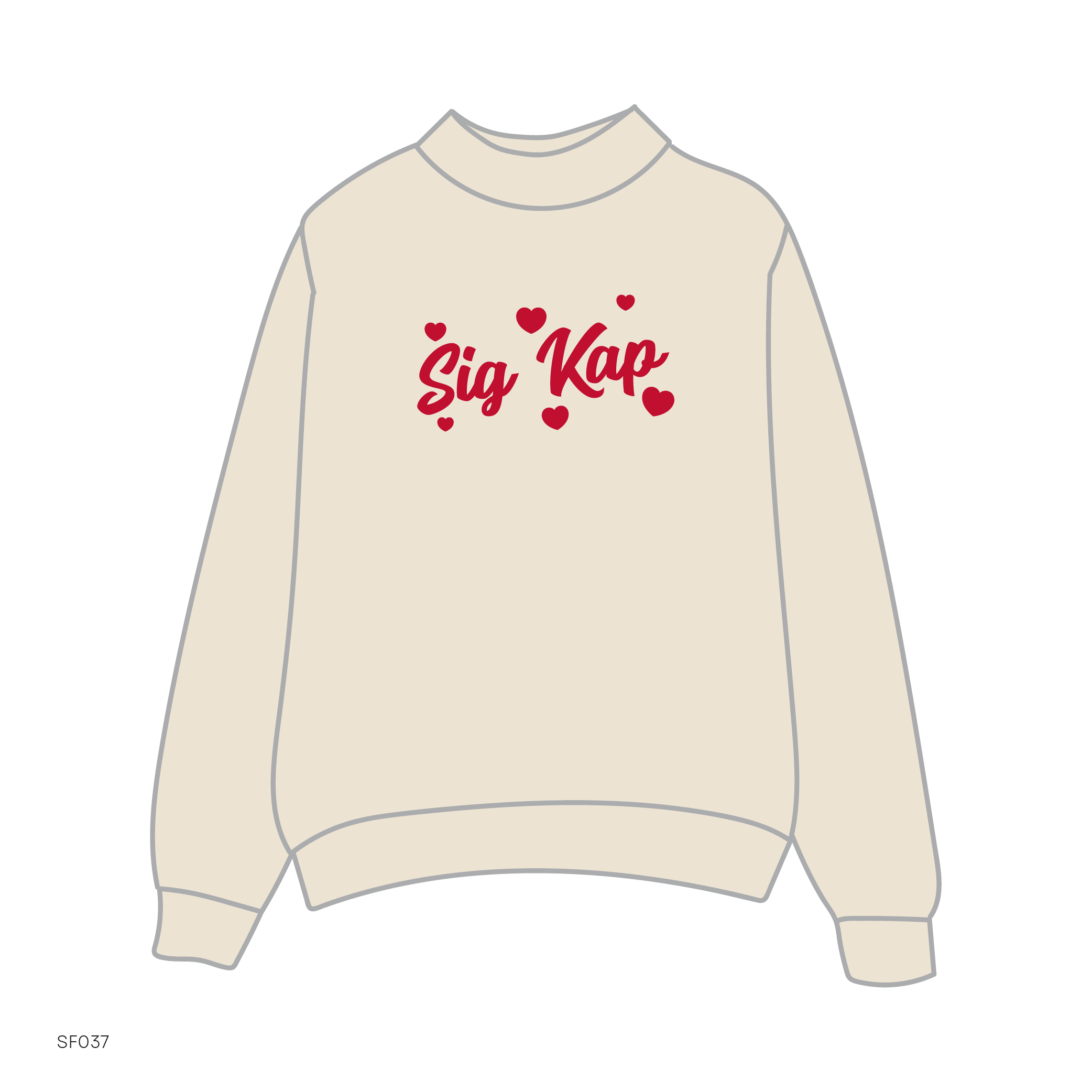 SF037 Tan Sweatshirt