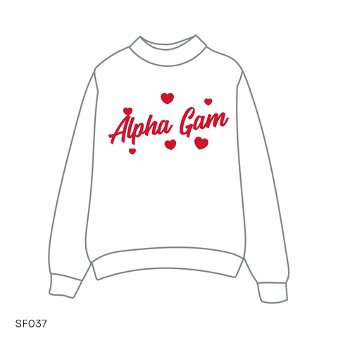 SF037 White Sweatshirt