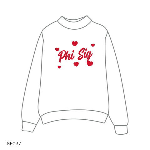 SF037 White Sweatshirt