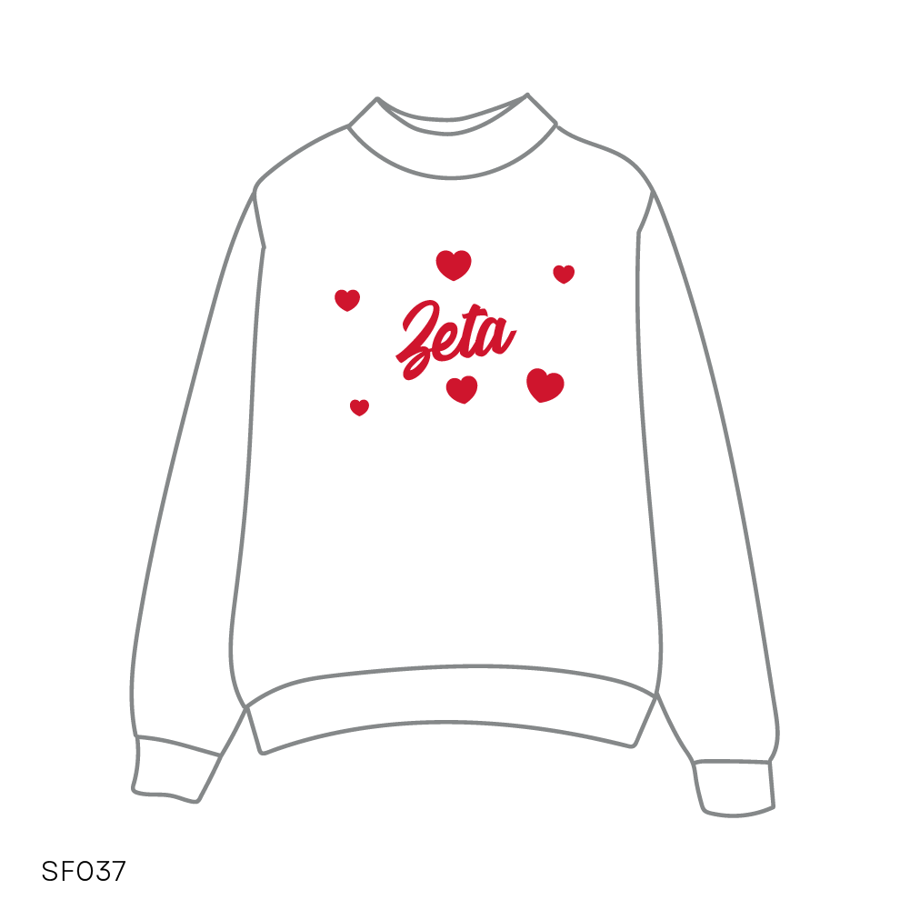 SF037 White Sweatshirt