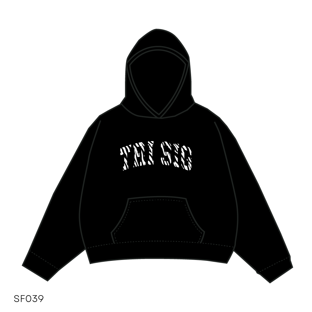 SF039 Black Hoodie