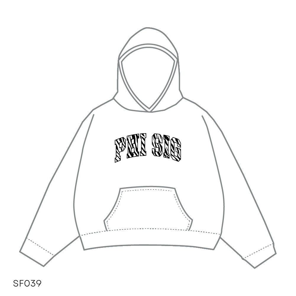 SF039 White Hoodie